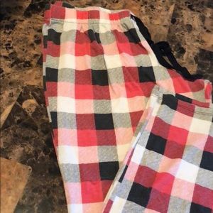 Plaid Pj Bottoms